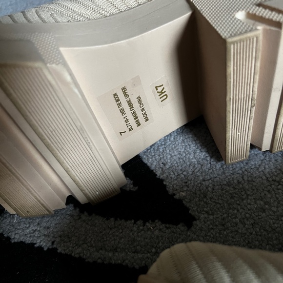 EGO OVER-THE-MOON CHUNKY SOLE OVER THE KNEE THIGH HIGH SOCK BOOT - Picture 11 of 12